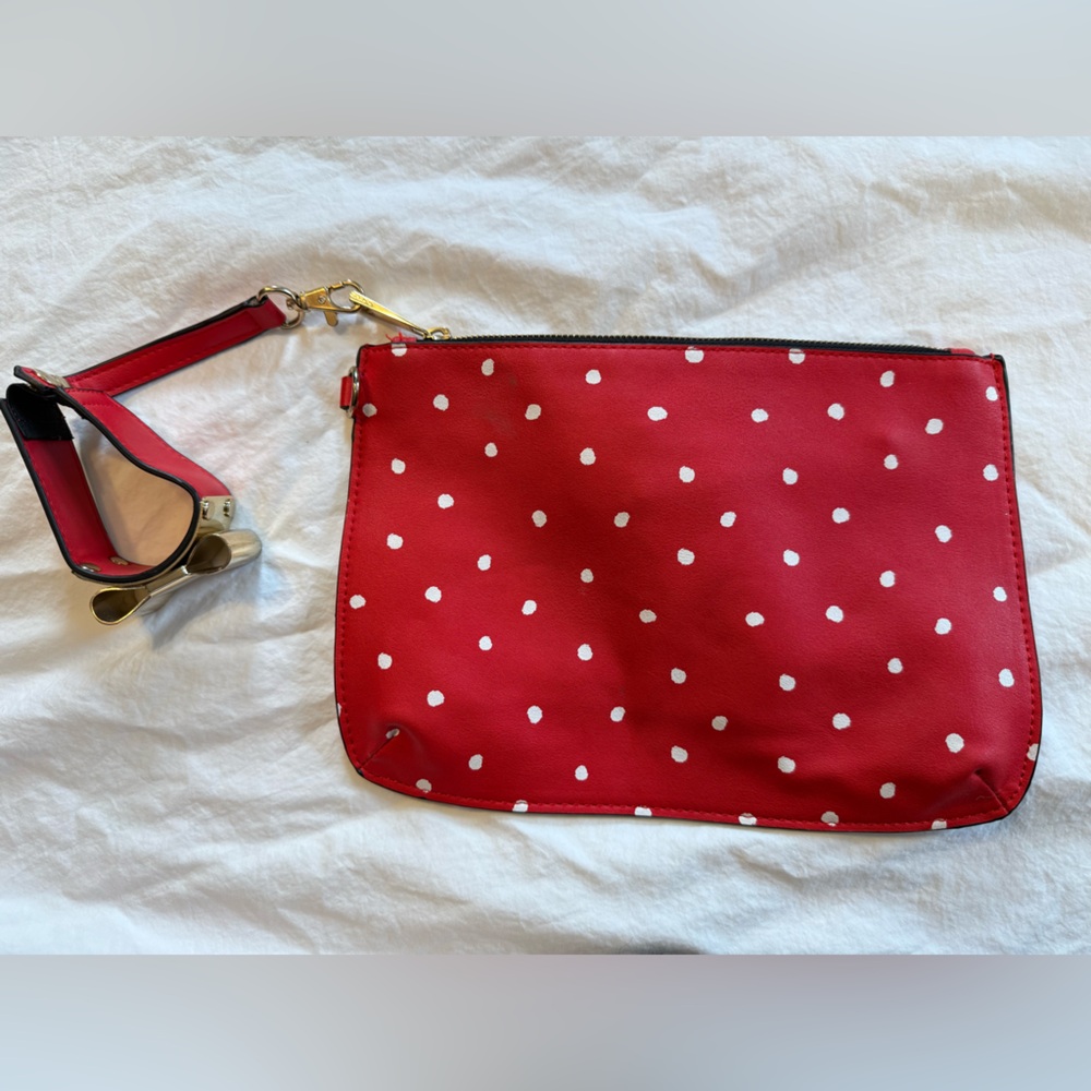 ALDO Red Polka Dot Disney Edition Clutch